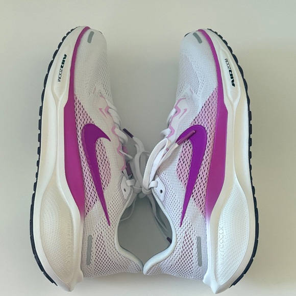 Nike Women's White and Pink Pegasus 41 - Picture 5 of 7